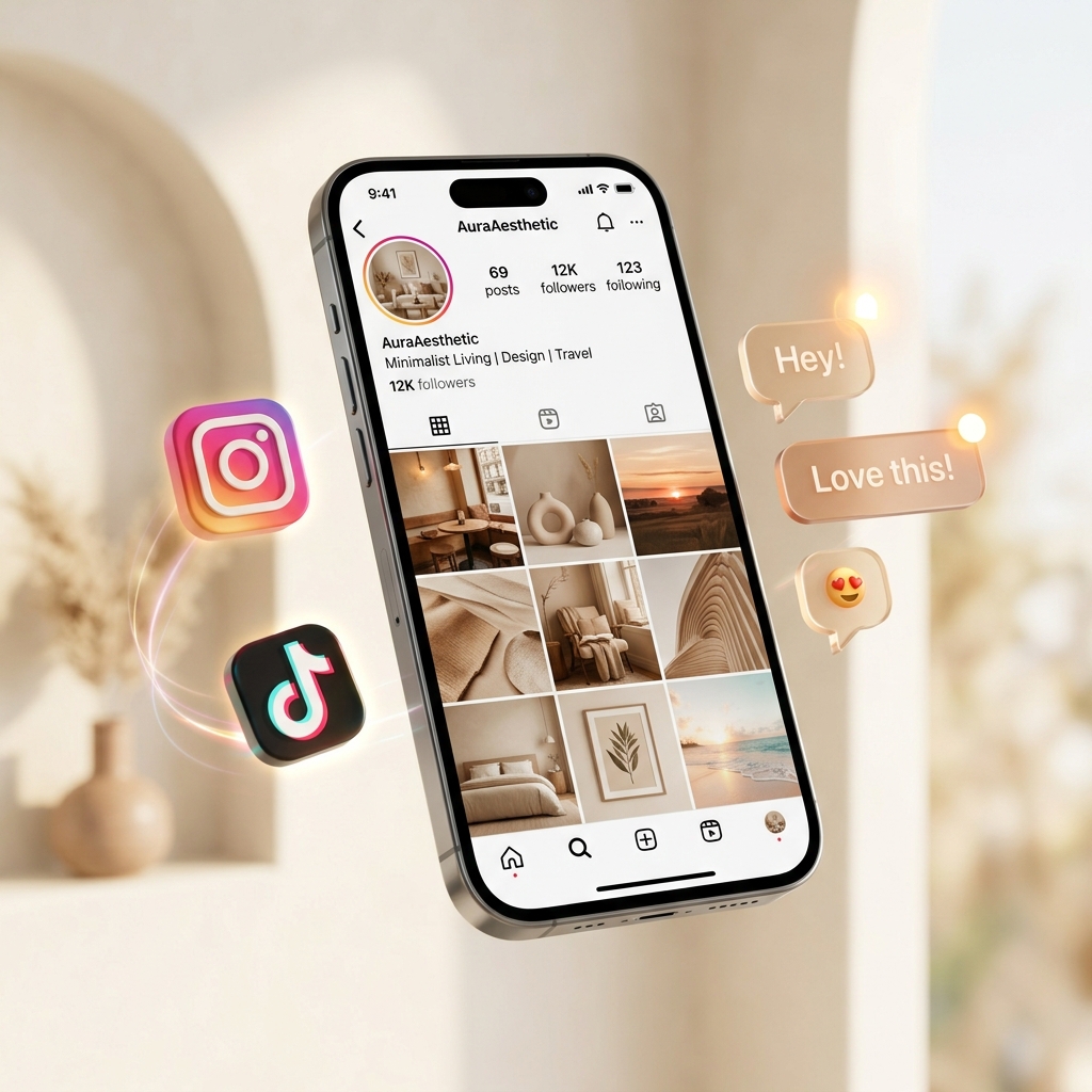 Social Media Marketing Mockup